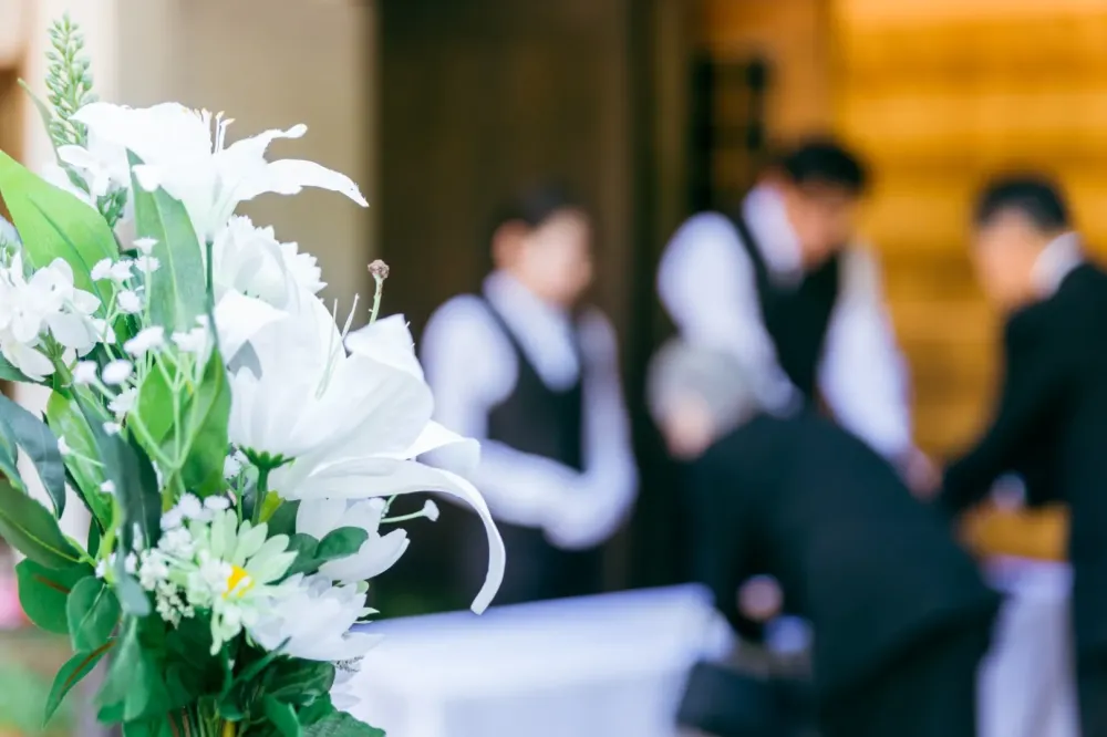 fleurs et cérémonie