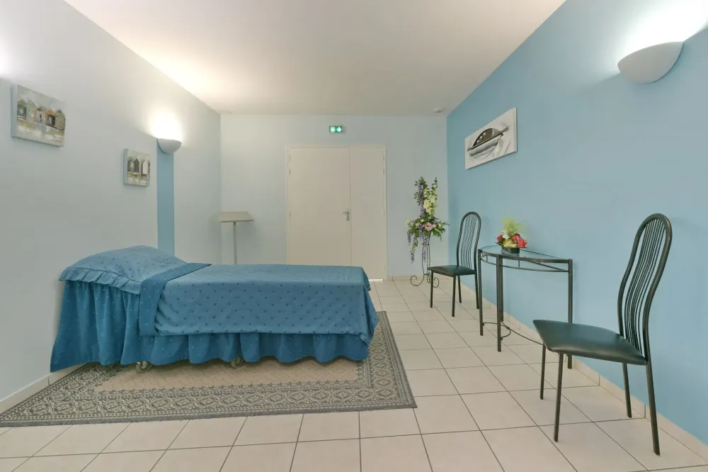 chambre bleue